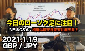 ポンド円 ▶︎ 待ちの姿勢で●●は常に意識◎相場は底天井底天井底◎