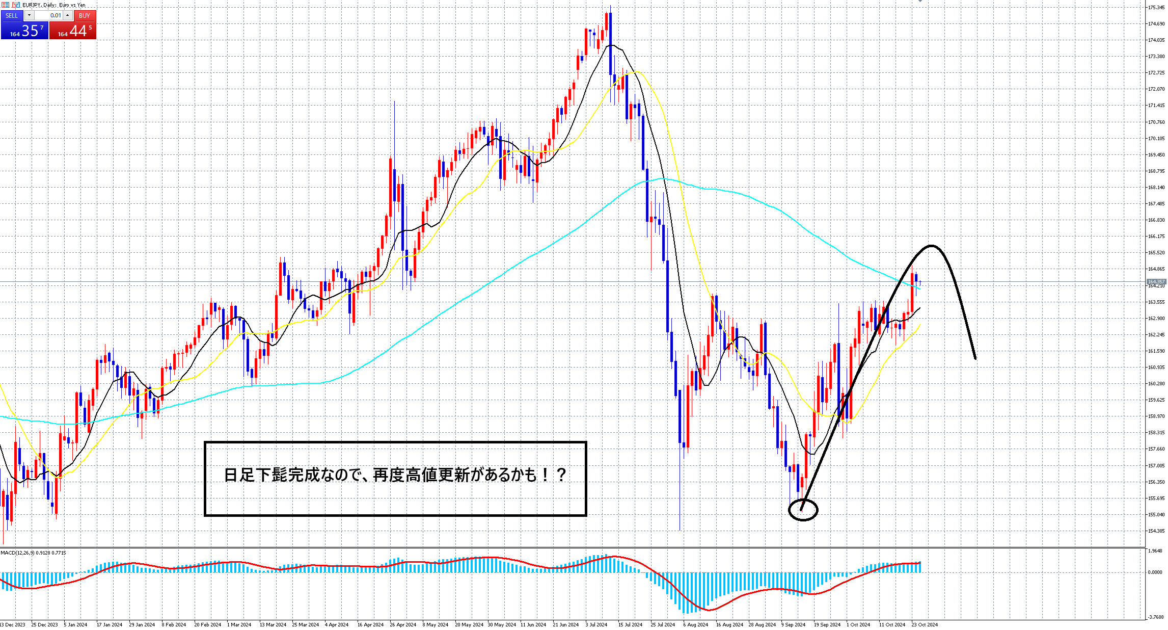 クロス円　高値越えする銘柄もあるかも！？